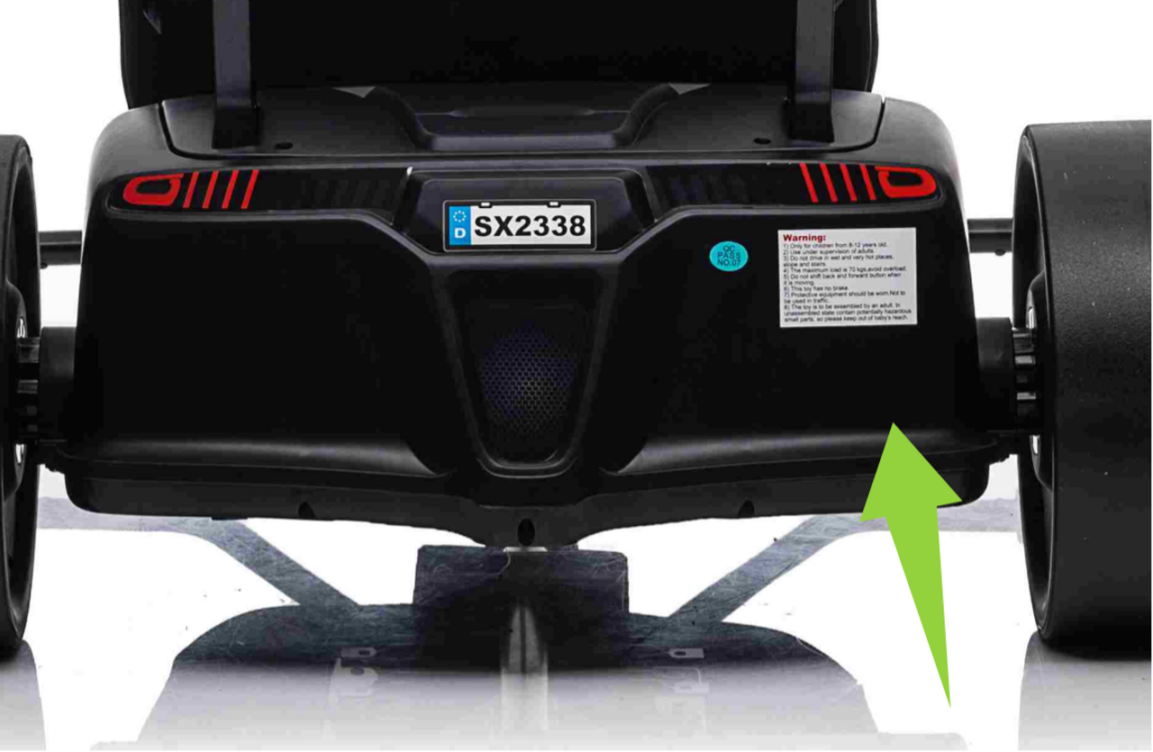 1 SP SX2338 REAR COVER 17122