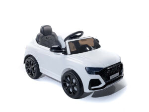 12V Licensed White Audi Q8 RS Battery Ride On Car
