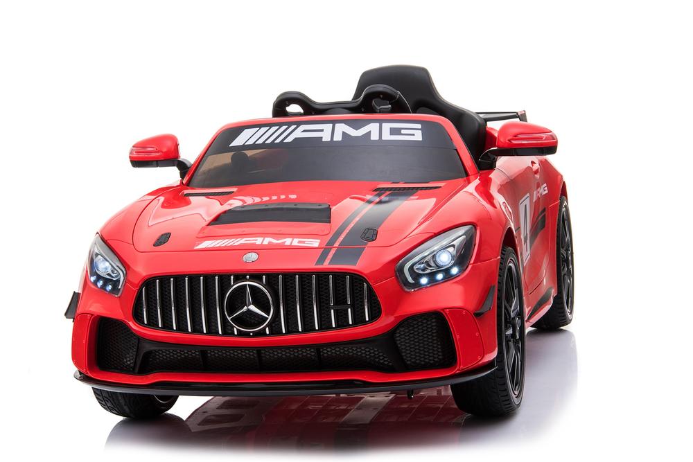 Mercedes Benz GT4 AMG SPORTS EDITION Two Motors Licenced Battery Powered Kids Electric Ride On Toy Car (Model: SX1918) RED