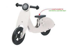 Push-Bike Wood Scooter white