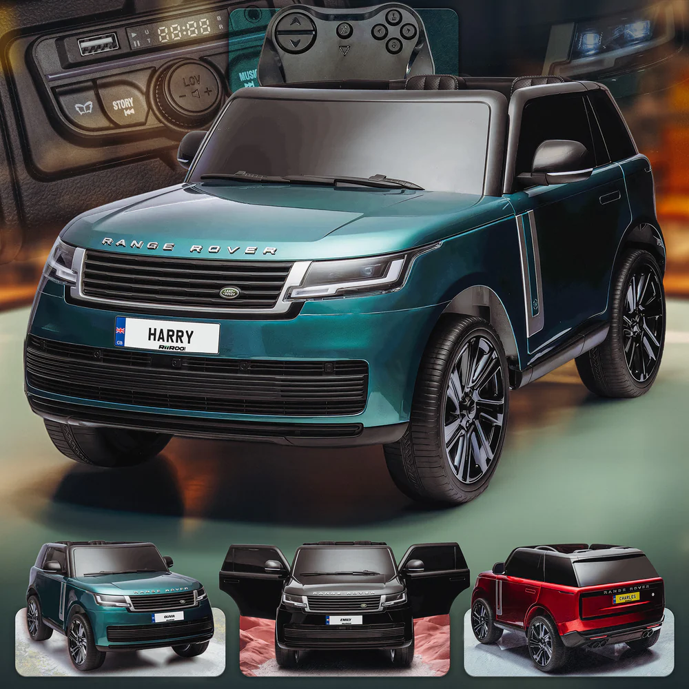 Kids 24V Electric Ride On Car Jeep 4x4 Range Rover Concept Car Kids Ride on Toy Green