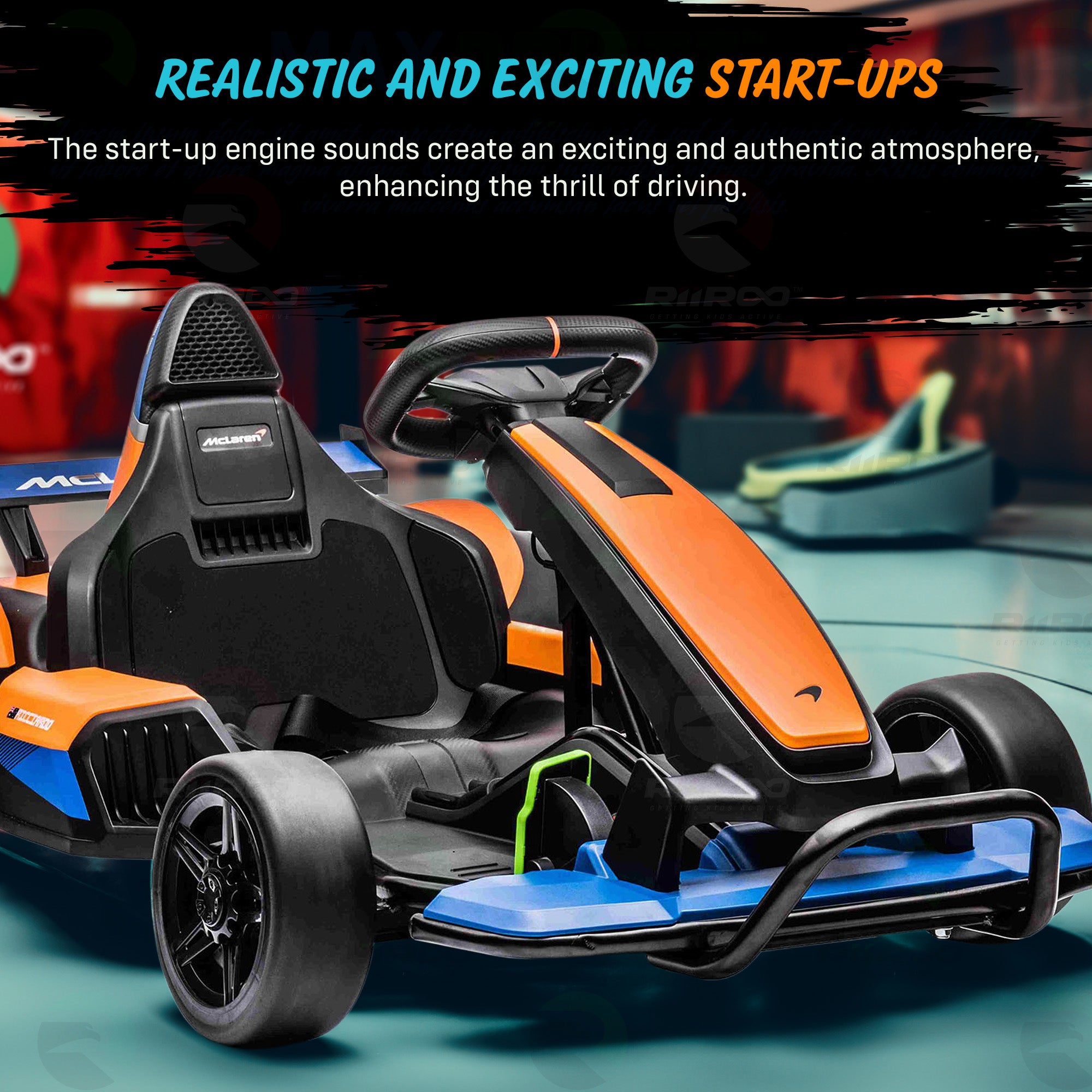 McLaren F1 24V Kart Drift Kart Electric Battery Ride On Kart Ride on Toy