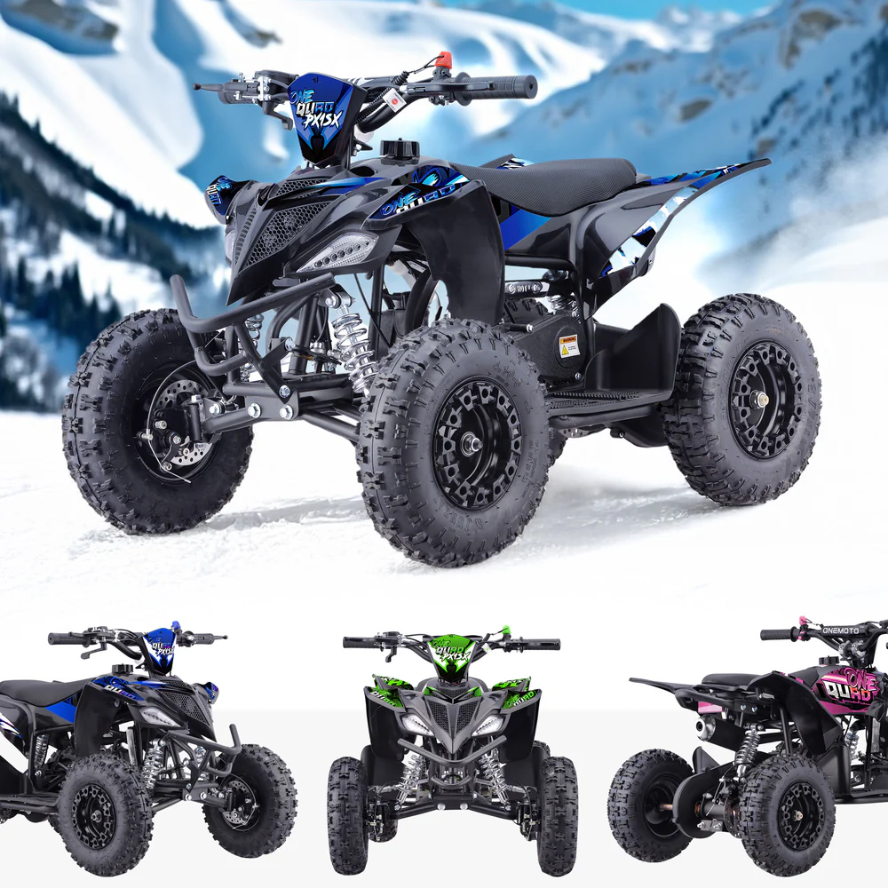 OneQuad PX1SX 50CC Kids Ride on Quad Bike Toy ATV Ride on Toys Blue cc245ecc 84a3 45af 9b7c 25540ebca0ac