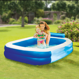 TP Family Giant Paddling Pool With Headrest, Viewing Window & Repair Kit