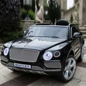 Licensed Bentley Bentayga 12v Kids Electric Ride On Kids Car - Metallic Black