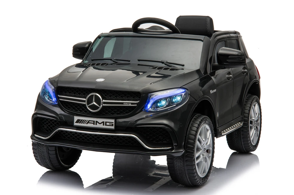 MERCEDES BENZ GLE63S AMG Licensed 4x4 Kids Electric Ride On Car with Remote Control LED Lights and Music (TR1701 BLACK)