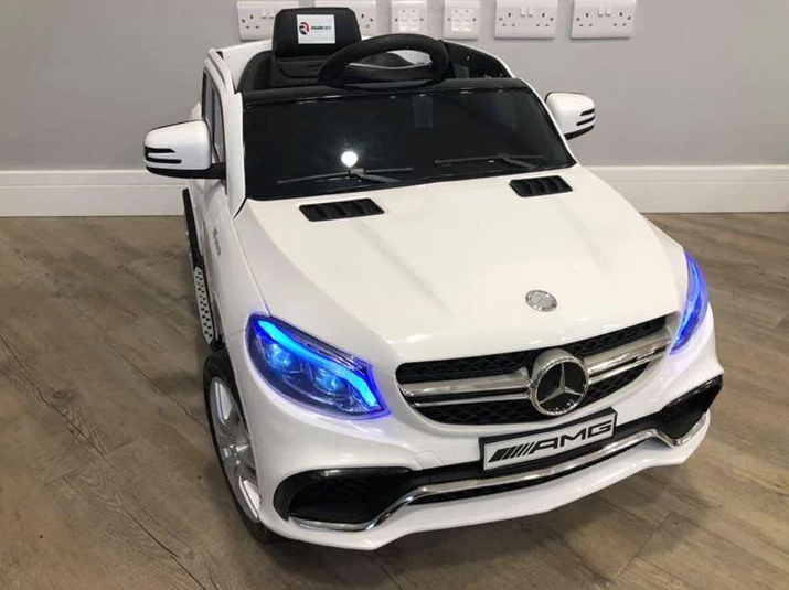 Mercedes Benz AMG GLE 63 S Ride on Car - 12V 2WD White - Image 6