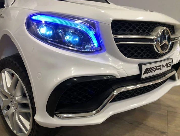Mercedes Benz AMG GLE 63 S Ride on Car - 12V 2WD White - Image 4