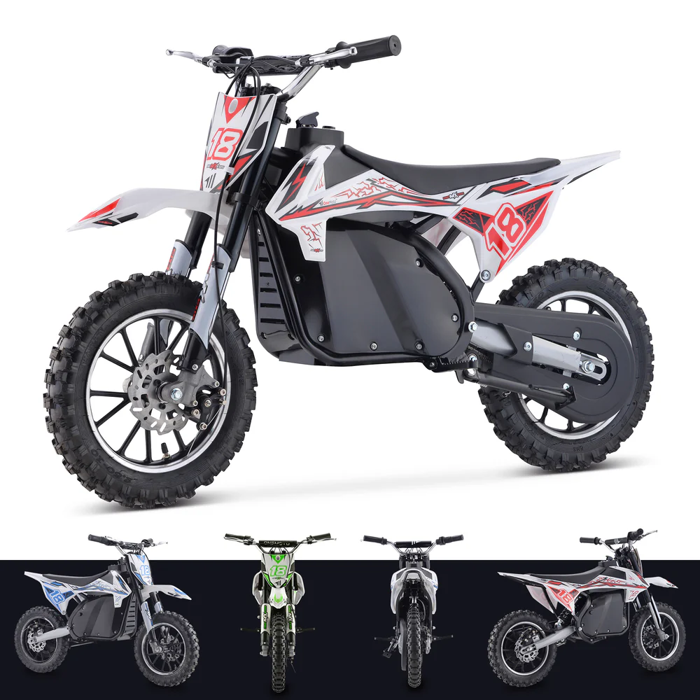 onemoto onemx design ex1s kids 500w dirt bike 36v li Main Red