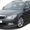 LK Performance RDX Sideskirts SKODA Octavia 2 / 1Z (incl. Facelift) "GT4"  Made from ABS plastic, new, unpainted, including installation accessories, aluminium mesh (silver) and instruction, TÜV approval.