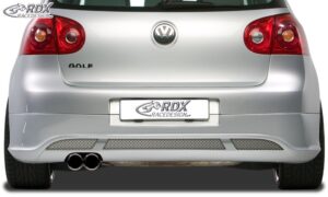 LK Performance RDX rear bumper extension VW Golf 5 "V2" with exhaust hole left