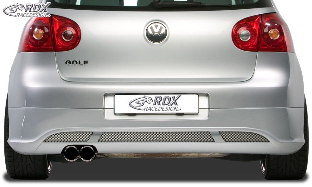 LK Performance RDX rear bumper extension VW Golf 5 "V2" with exhaust hole left