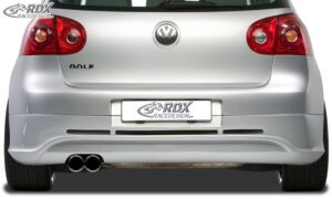 LK Performance RDX rear bumper extension VW Golf 5 "GTI/R-Five" with exhaust hole left