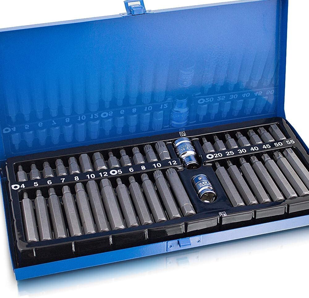 MANAROLA 40 PCS HEX /SPLINE/STAR BIT SET