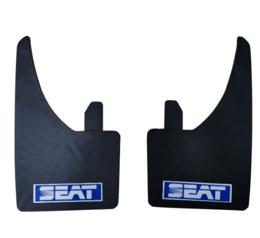 full set of 4 front rear seat blue performance logo car mud flap mudflaps fender splash guard