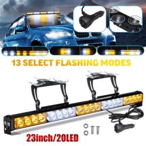 New Lk Performance 23 Inch 20 Led Emergency Warning Flashing Strobe Light Bar Beacon