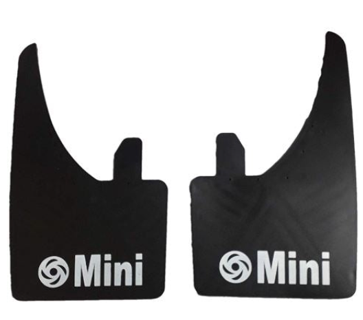 mini universal fit moulded mudflaps splash guard fender front or rear